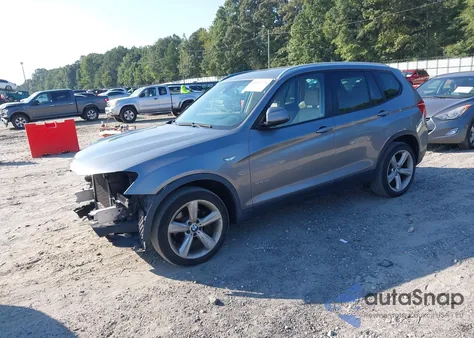 2017 BMW X3 Sdrive28I z USA, uszkodzony, nr VIN 5UXWZ7C32H0X42277